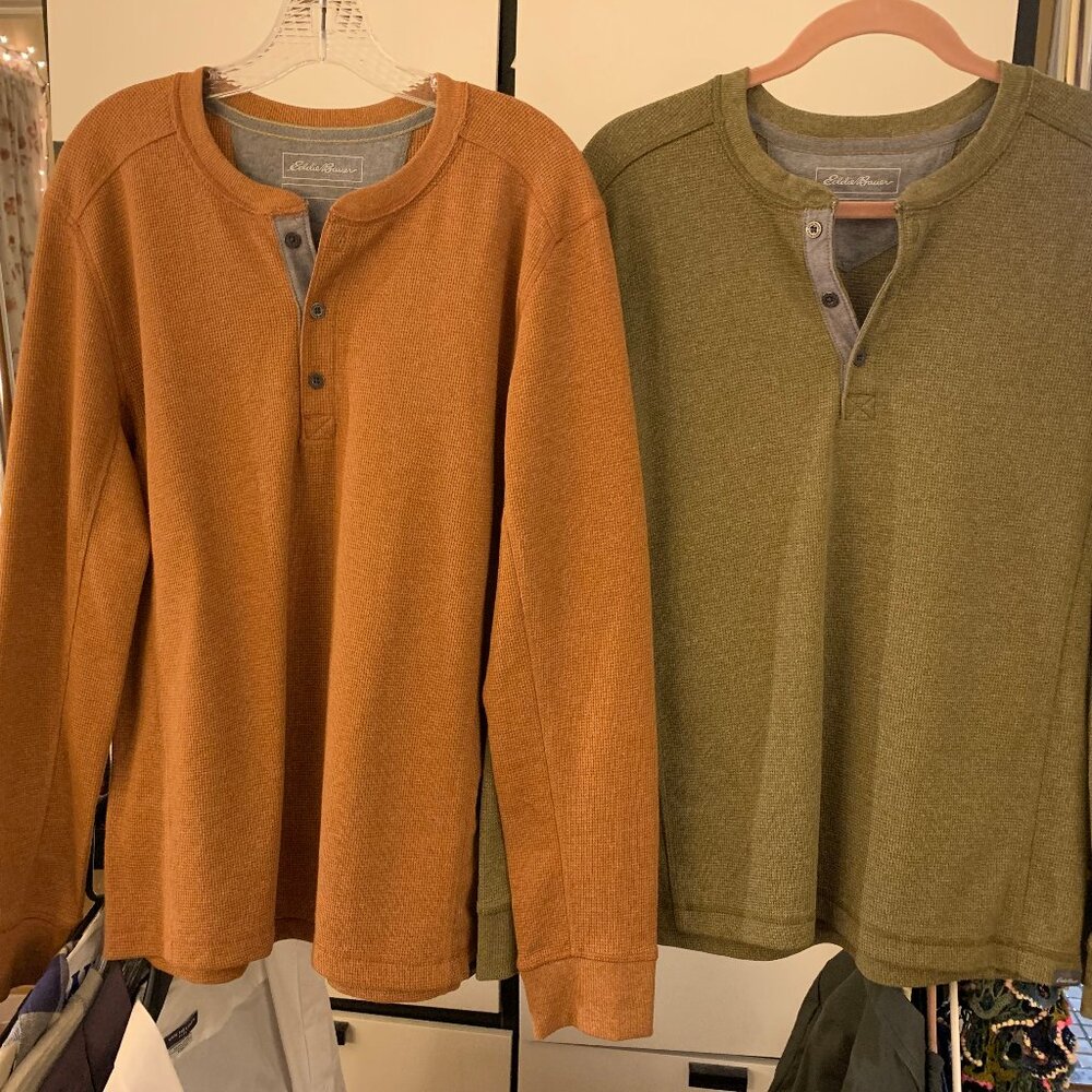 Eddie Bauer Henleys